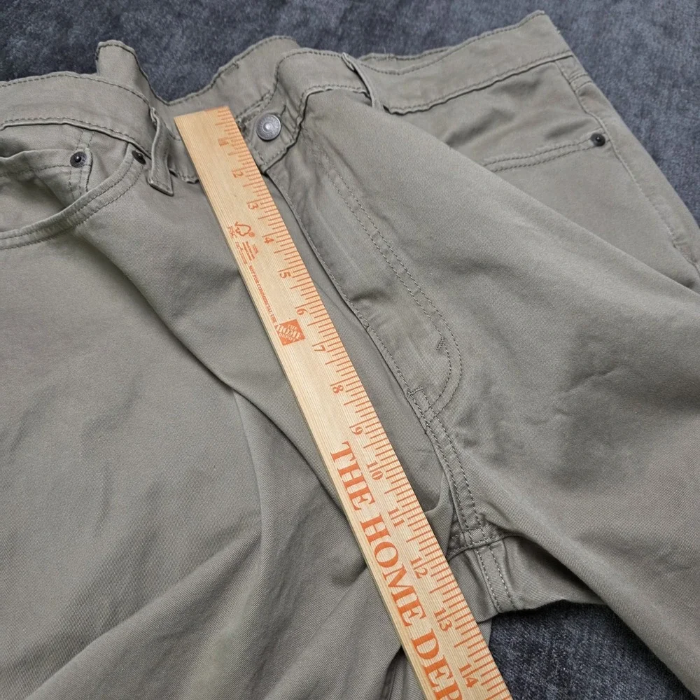 Levis 541 Pants Mens 40x30 Khaki Beige Athletic Taper Stretch Khakis Preppy